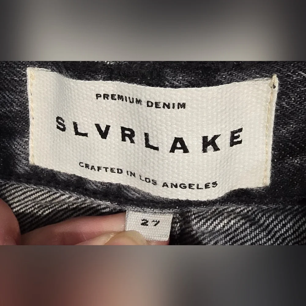 Slvrlake London High Rise Straight Leg Jeans Size 27 - Picture 6 of 8